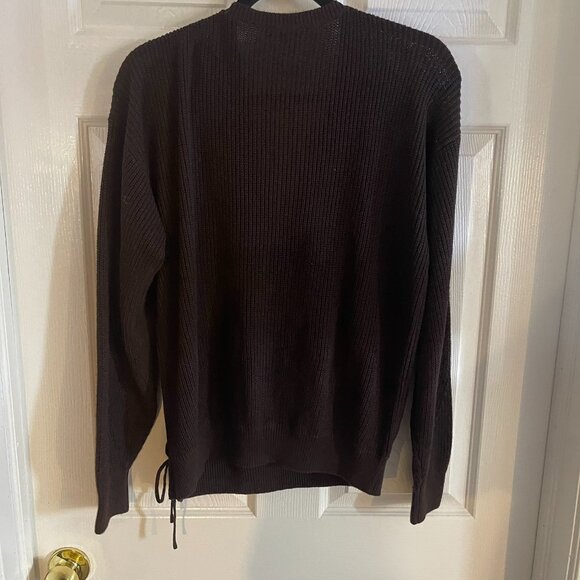 NWOT Women's Wrap Sweater Chocolate-Large - Picture 9 of 14